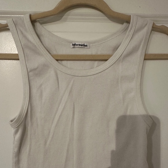 Reformation Cropped Tank - White - Picture 2 of 7